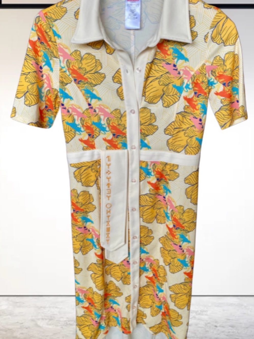 Marvel Black Panther "World of Wakanda” Floral Dress Womens Size XS